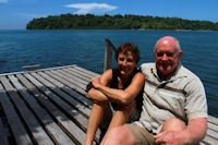 Jill and Grant Kelly, Uepi Island