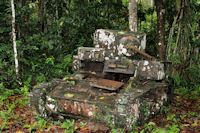 US tank, Tahitu Island, Solomon Islands